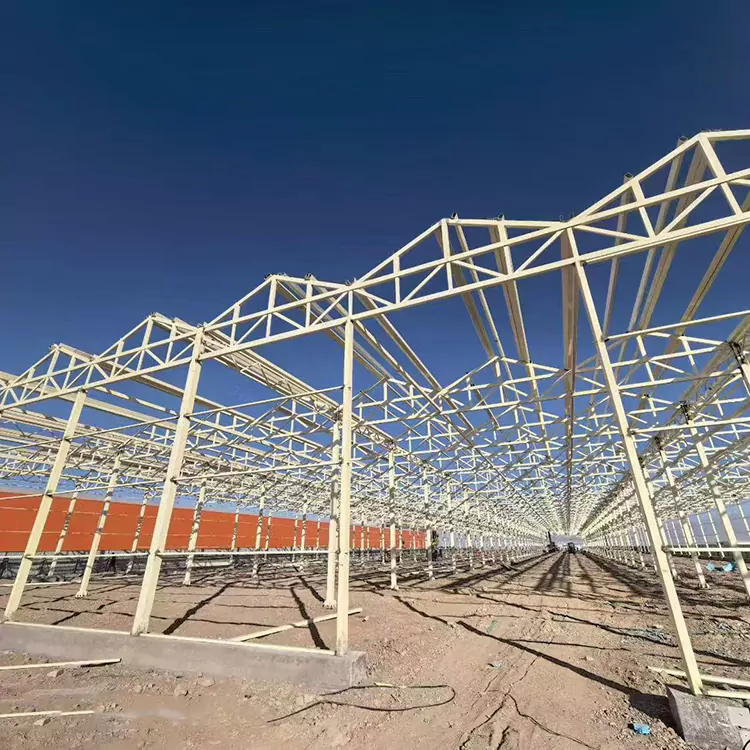 Kasvuhoone tsingitud terasest raam